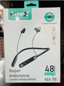 M-MAX MX-76 super endurance Long battery life warless Earphone -Multicolor