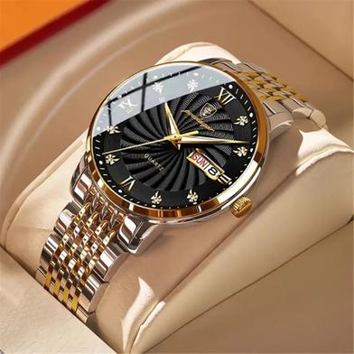 Poedagar Luxurious Stainless Steel Enlightened Mens Sports Quartz Watch